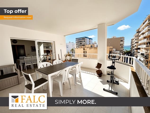 3 bedroom Apartment for sale in L'Arenal / S'Arenal, Llucmajor - € 355,000 (Ref: 9162801)