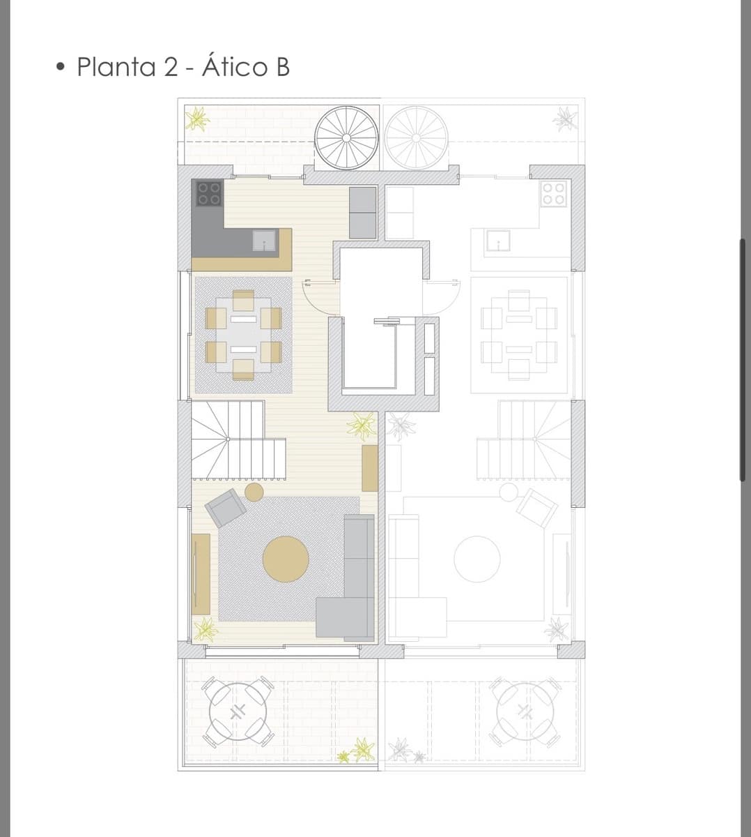 2 soveværelse Penthouse til salg i Palma de Mallorca med swimmingpool garage - € 1.450.000 (Ref: 9163107)