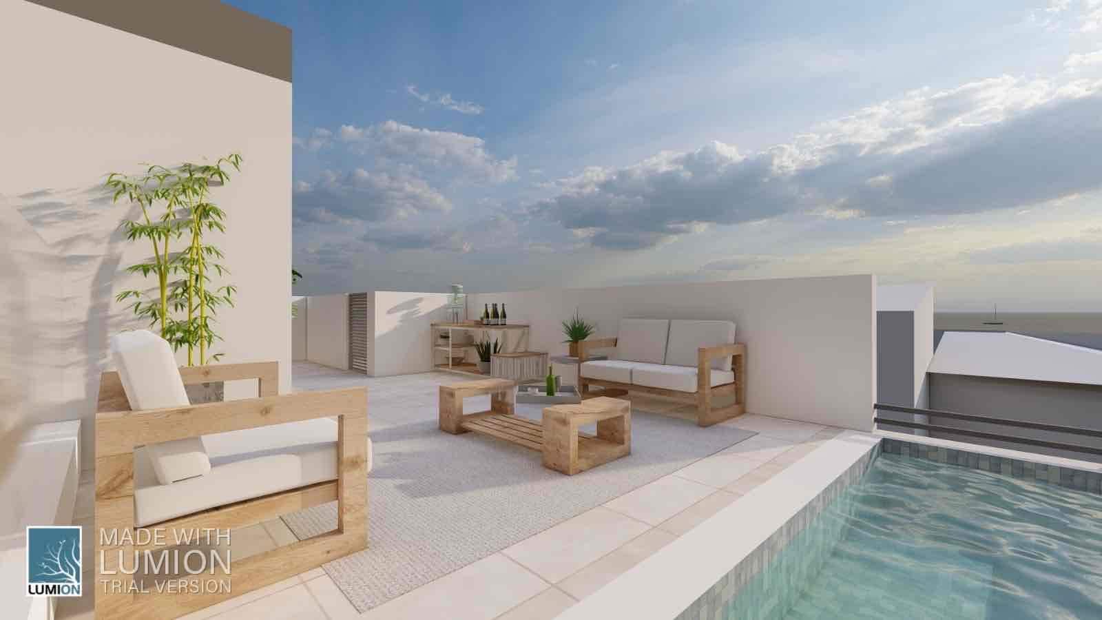 2 soveværelse Penthouse til salg i Palma de Mallorca med swimmingpool garage - € 1.450.000 (Ref: 9163107)