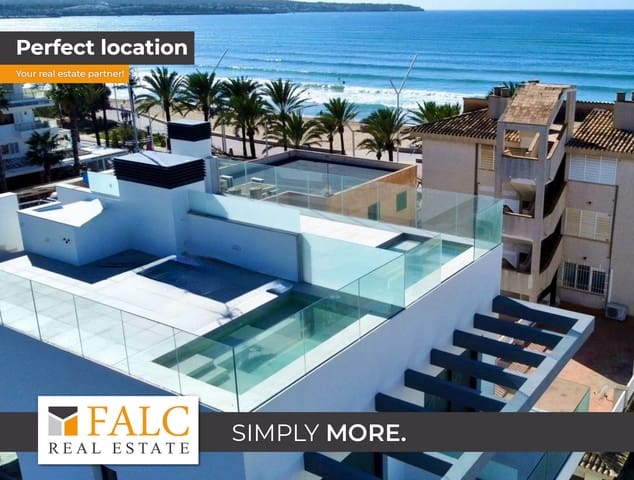 2 soveværelse Penthouse til salg i Las Maravillas, Palma de Mallorca med swimmingpool garage - € 1.450.000 (Ref: 9163107)