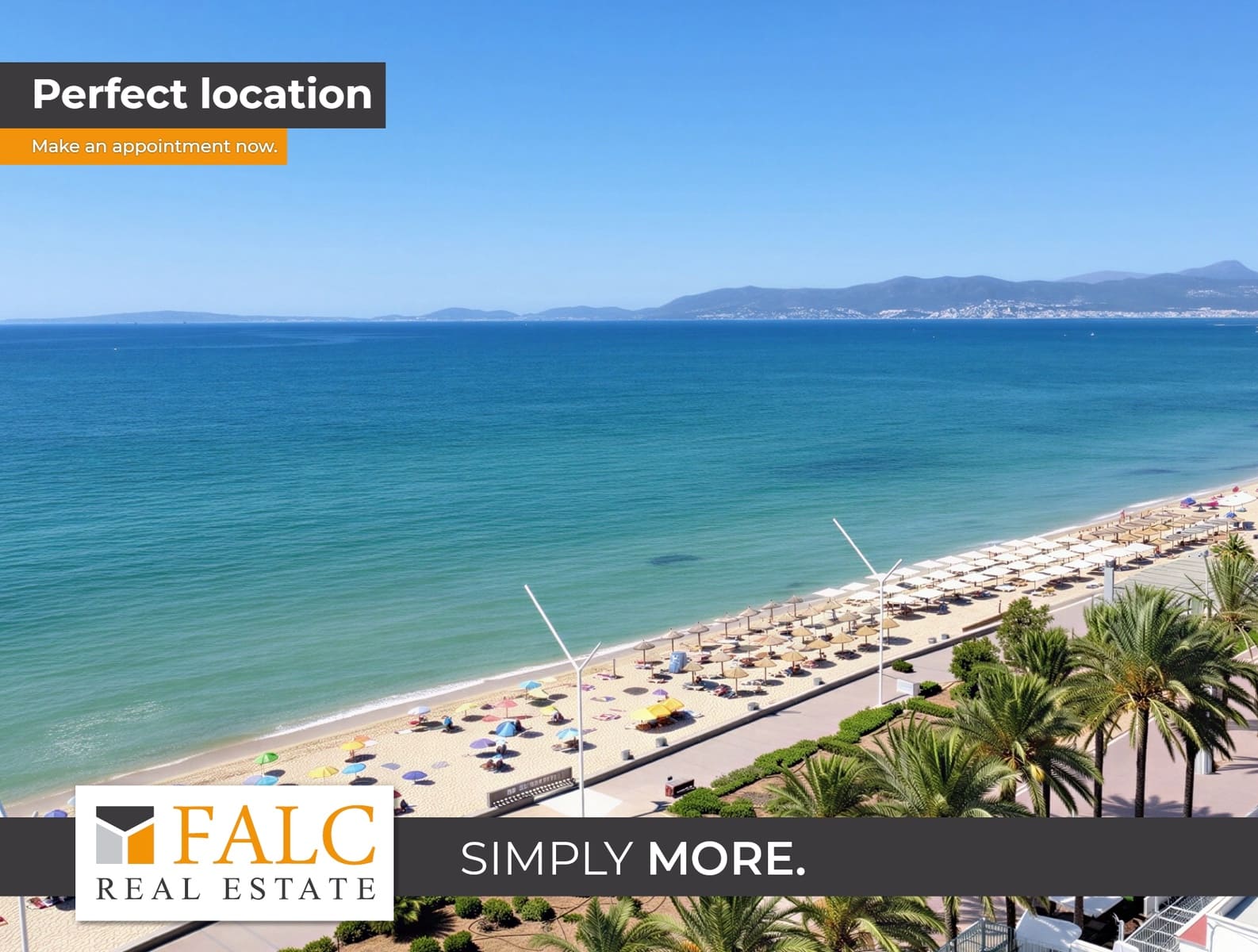 2 soverom Penthouse til salgs i Palma de Mallorca med svømmebasseng garasje - € 1 250 000 (Ref: 9163107)
