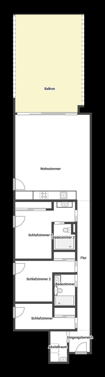 3 soveværelse Lejlighed til salg i Palma de Mallorca med garage - € 1.285.000 (Ref: 9164799)