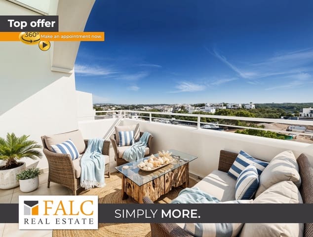 2 slaapkamer Penthouse te koop in Cala d'Or, Santanyí met zwembad garage - € 498.000 (Ref: 9180175)