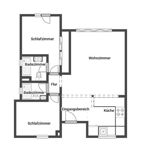 2 soveværelse Penthouse til salg i Cala d'Or med swimmingpool garage - € 498.000 (Ref: 9180175)