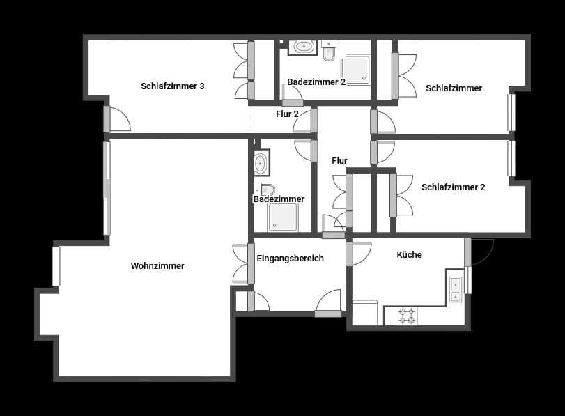 3 soverom Leilighet til salgs i Palma de Mallorca med svømmebasseng garasje - € 1 520 000 (Ref: 9261974)