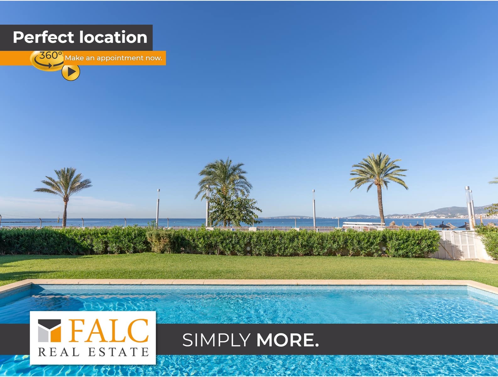 3 soverom Leilighet til salgs i Palma de Mallorca med svømmebasseng garasje - € 1 520 000 (Ref: 9261974)