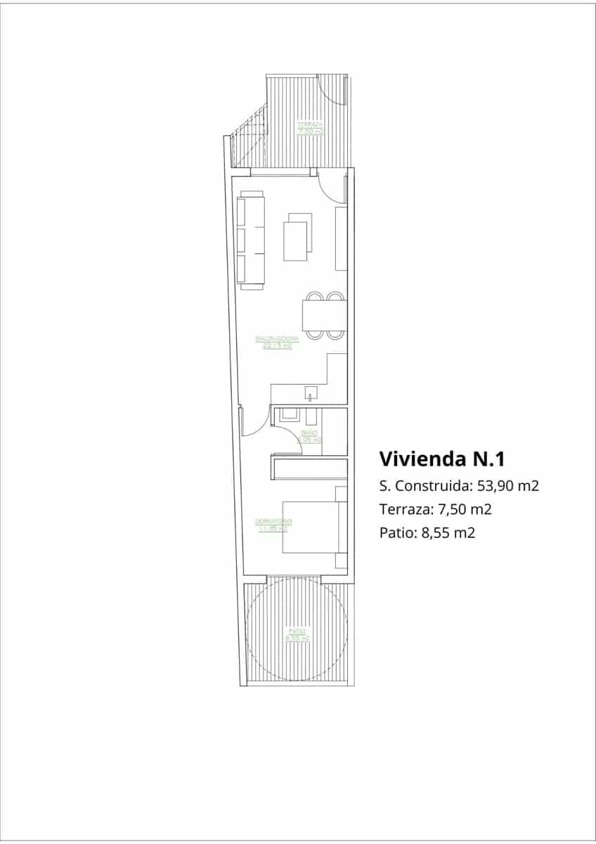 Bungalow de 3 habitaciones en San Pedro del Pinatar en venta con piscina garaje - 269.900 € (Ref: 9278708)