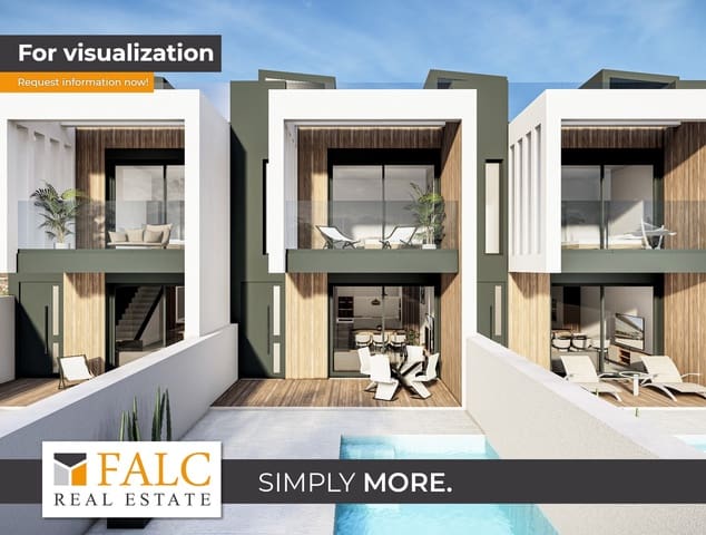 3 bedroom Terraced Villa for sale in Pilar de la Horadada ciudad, Pilar de la Horadada with pool garage - € 385,000 (Ref: 9279613)