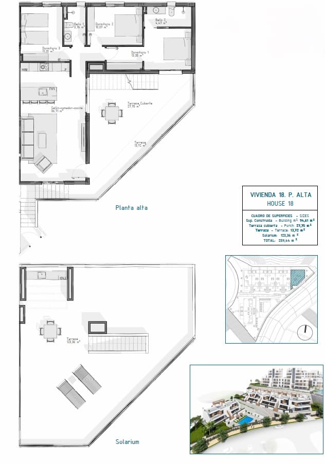 3 soverom Bungalow til salgs i Vera med svømmebasseng garasje - € 268 500 (Ref: 9289813)