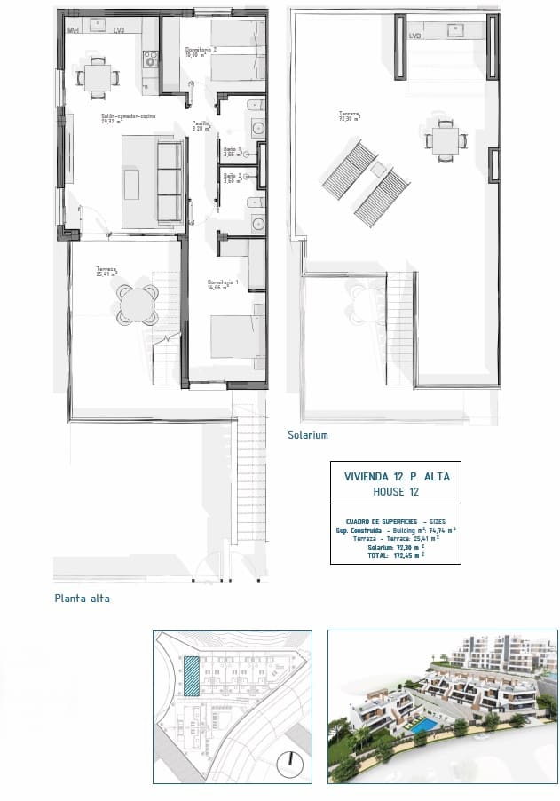 3 soverom Bungalow til salgs i Vera med svømmebasseng garasje - € 268 500 (Ref: 9289813)