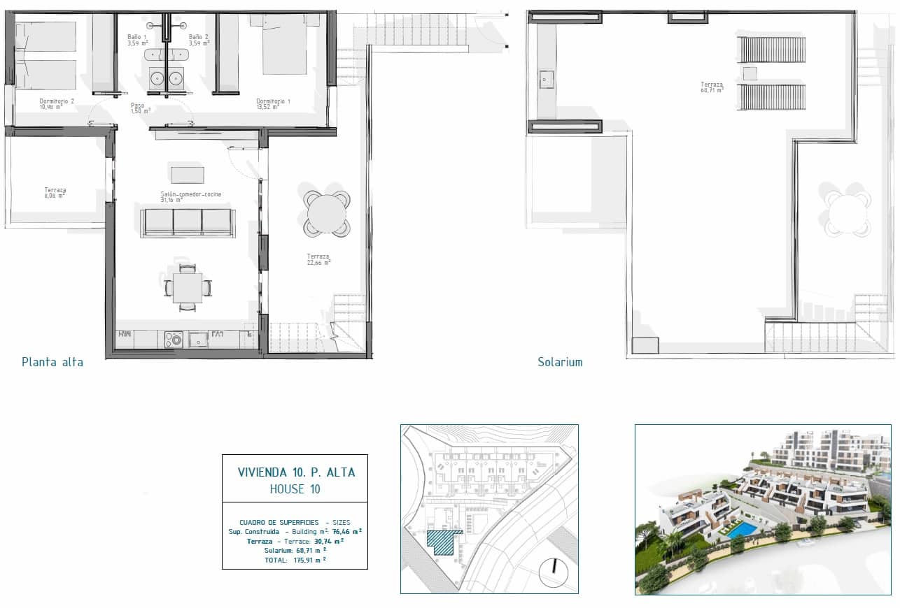 3 soverom Bungalow til salgs i Vera med svømmebasseng garasje - € 268 500 (Ref: 9289813)