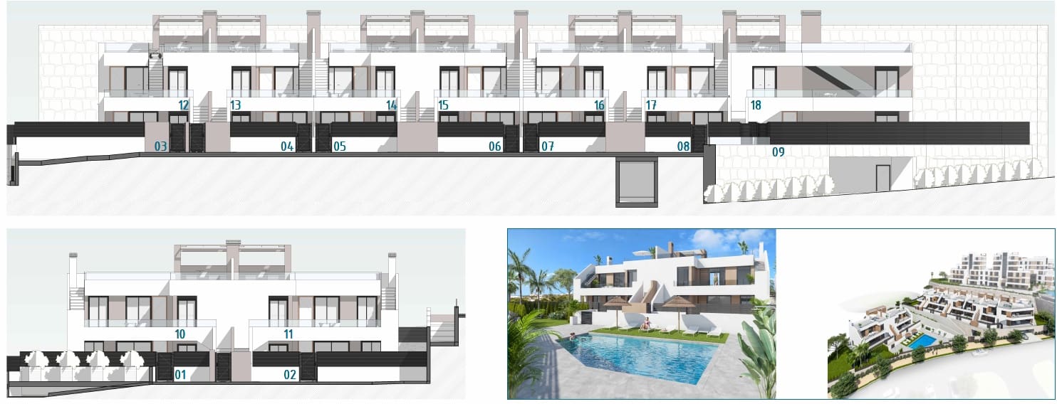 3 soverom Bungalow til salgs i Vera med svømmebasseng garasje - € 268 500 (Ref: 9289813)