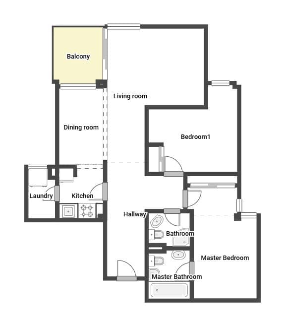 2 soveværelse Lejlighed til salg i Santa Ponsa med swimmingpool - € 399.000 (Ref: 9343954)