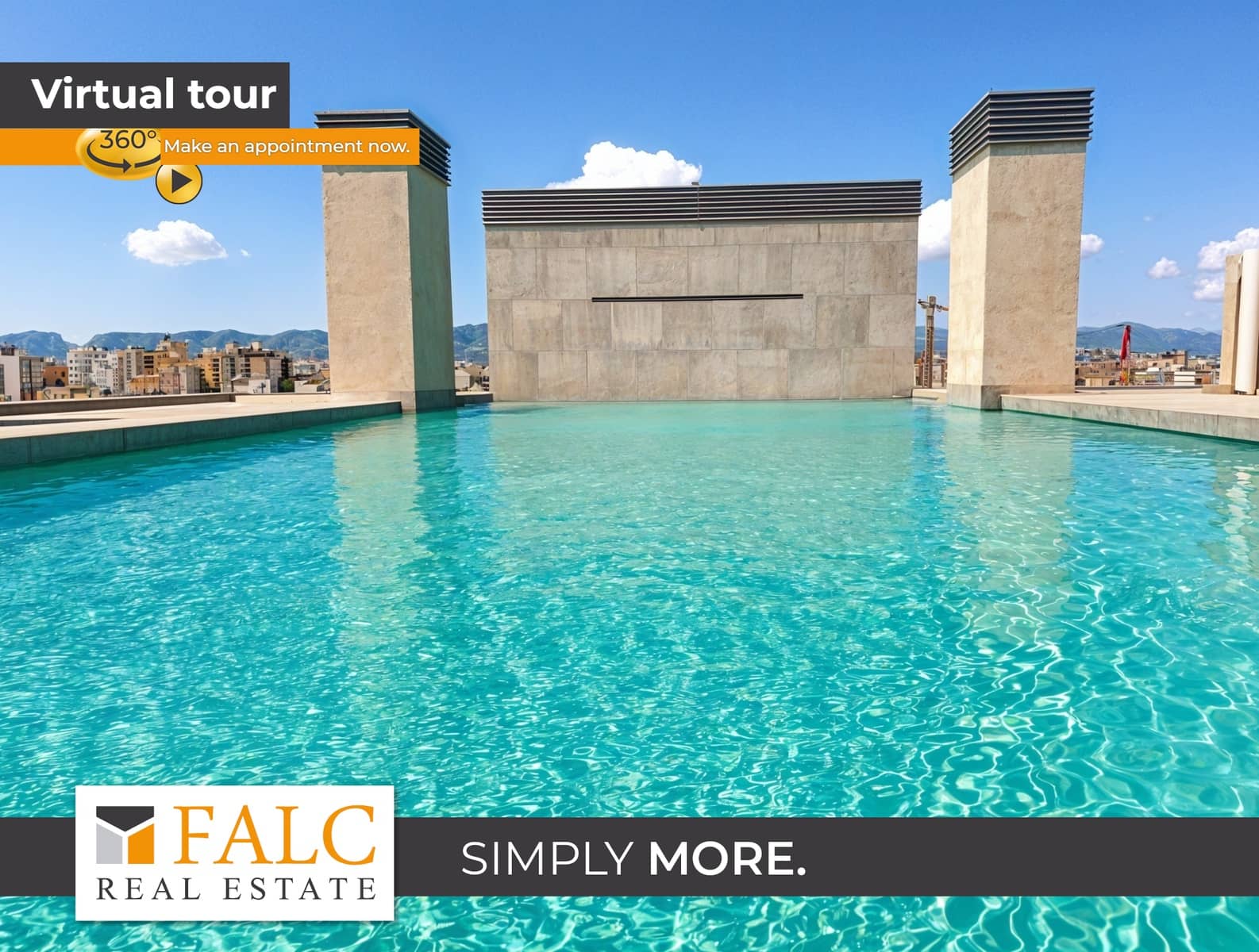 3 sypialnia Apartament do wynajęcia w Palma de Mallorca z basenem garażem - 2 700 € (Ref: 9352814)