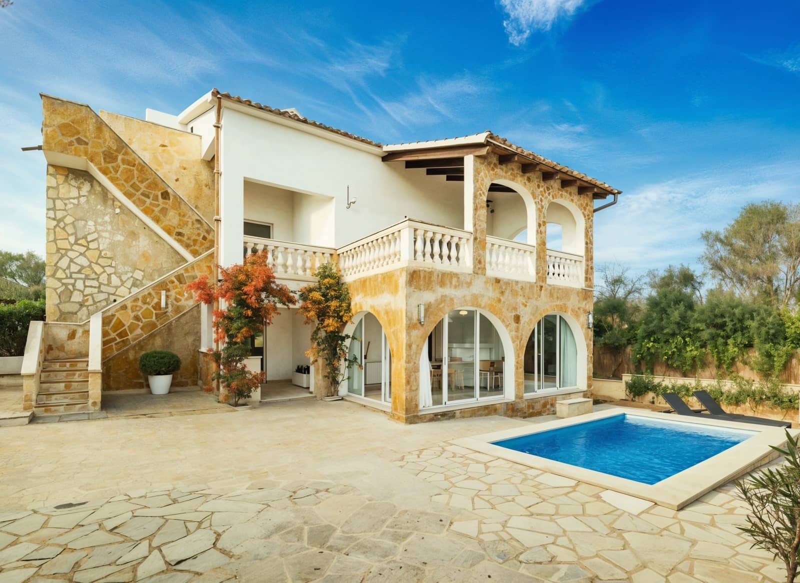 4 chambre Villa/Maison à vendre à Cala Santanyi avec piscine garage - 1 490 000 € (Ref: 9357360)