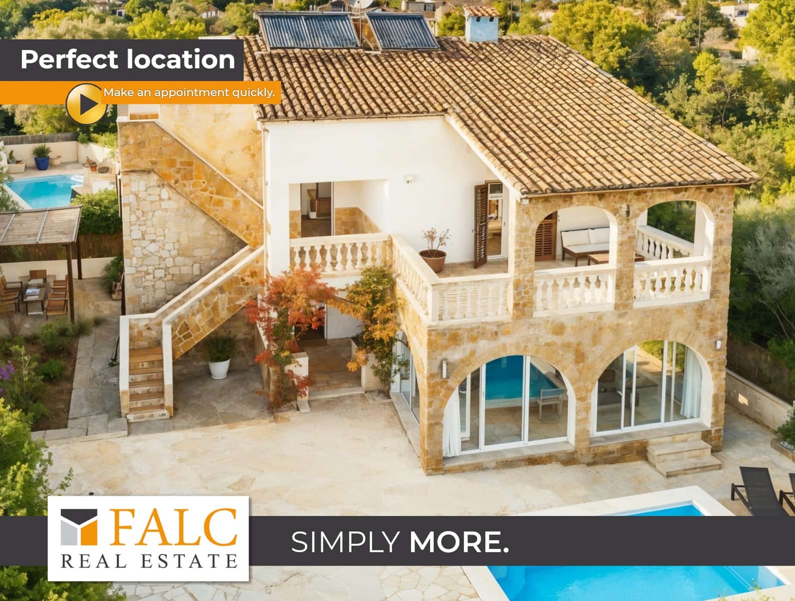 4 chambre Villa/Maison à vendre à Cala Santanyi avec piscine garage - 1 490 000 € (Ref: 9357360)