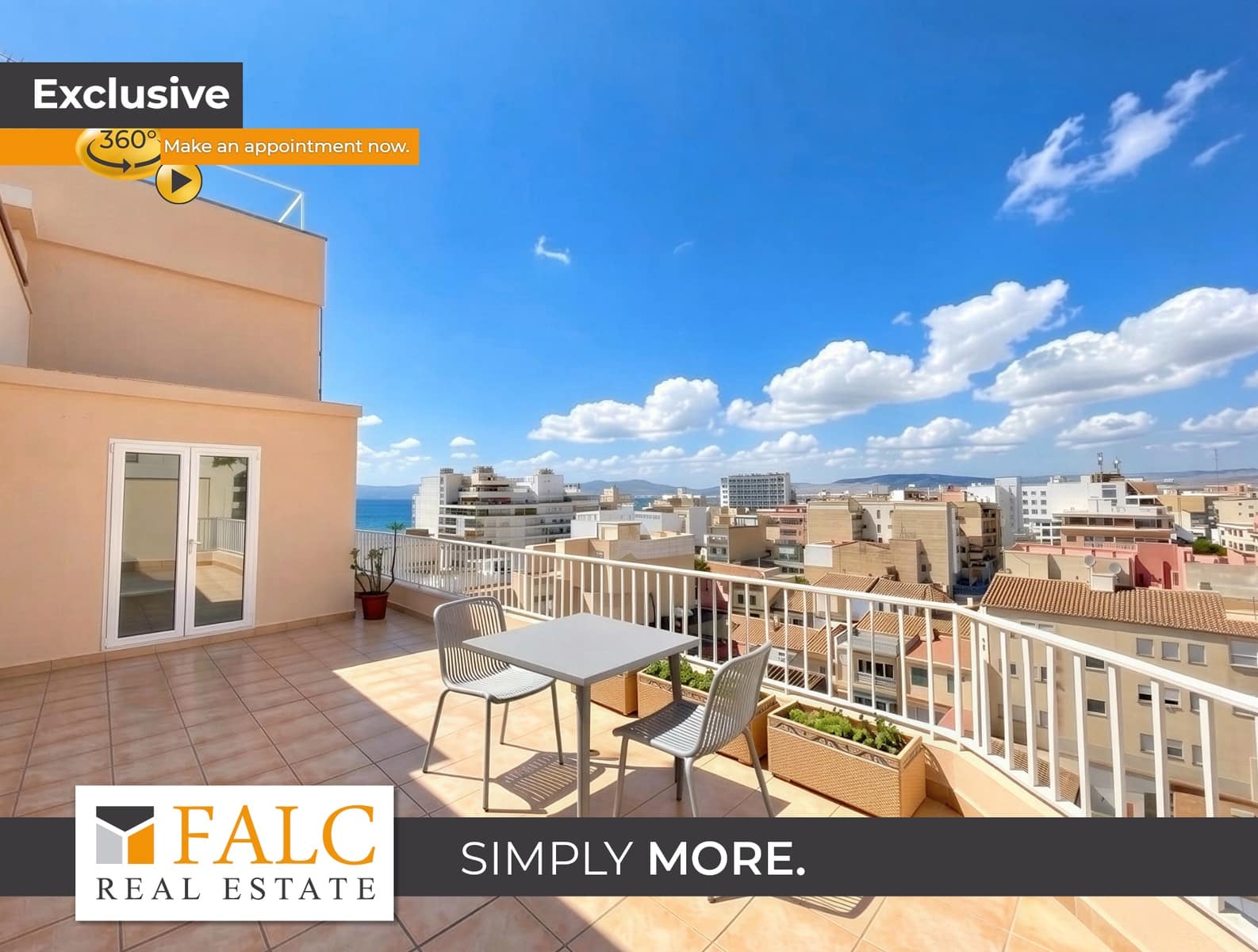 2 bedroom Apartment for sale in L'Arenal / S'Arenal with garage - € 399,000 (Ref: 9372143)