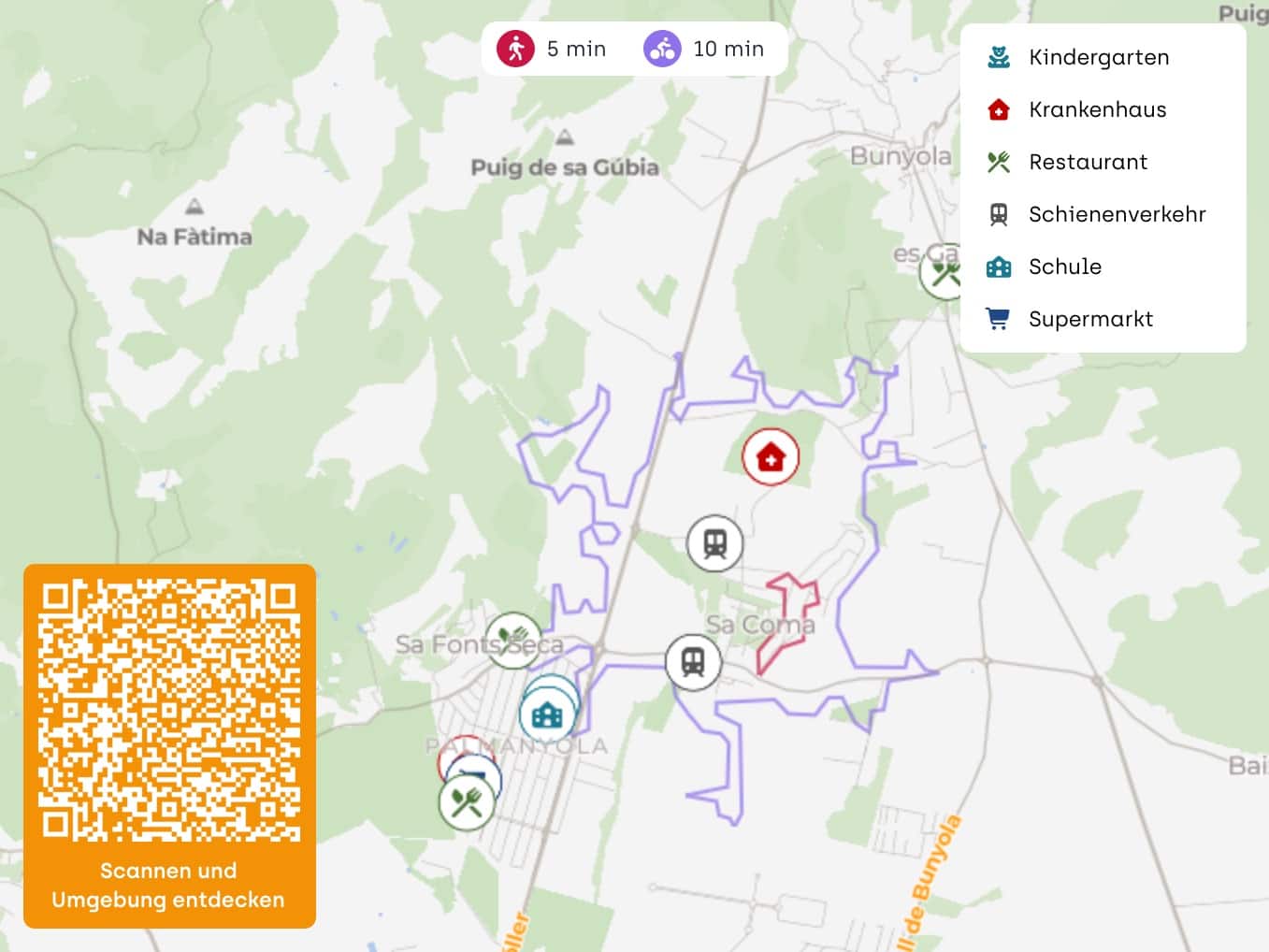 5 sovrum Finca/Hus på landet att hyra i Bunyola med pool garage - 5 200 € (Ref: 9386310)