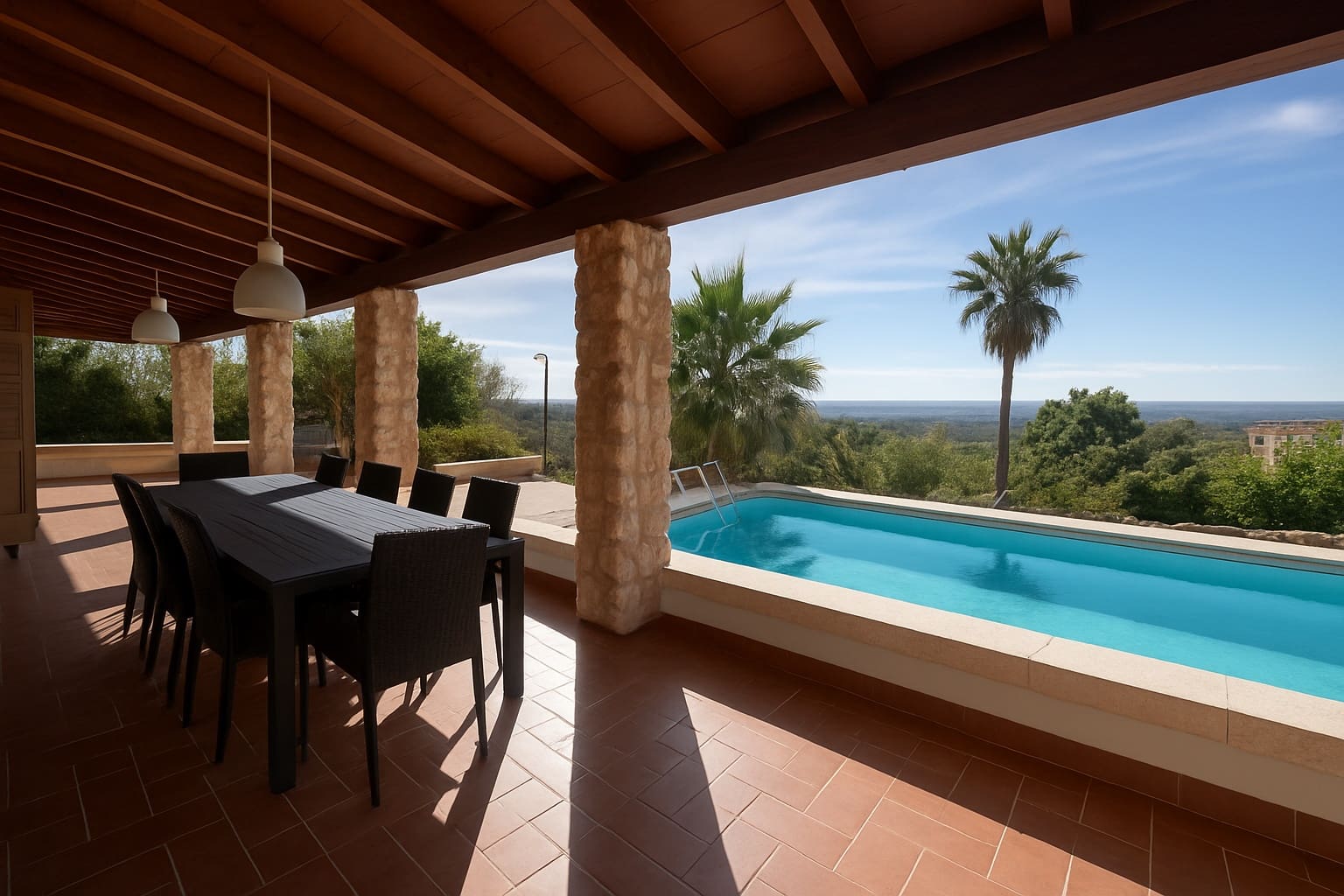 5 sovrum Finca/Hus på landet att hyra i Bunyola med pool garage - 5 200 € (Ref: 9386310)