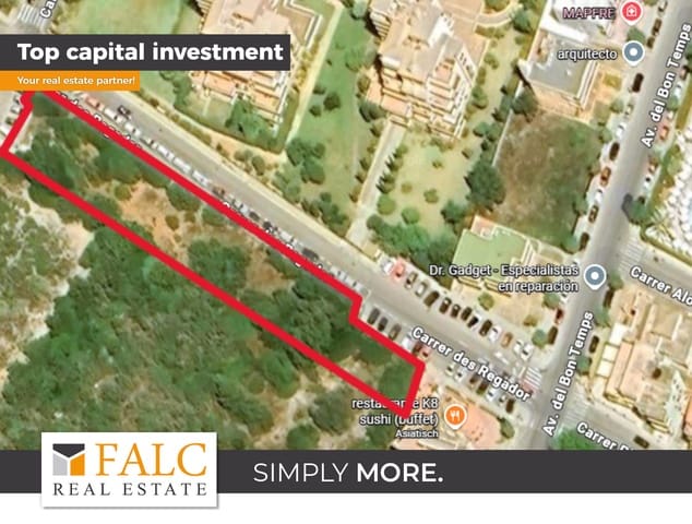 Undeveloped Land for sale in Cala Millor, Son Servera - € 850,000 (Ref: 9388457)