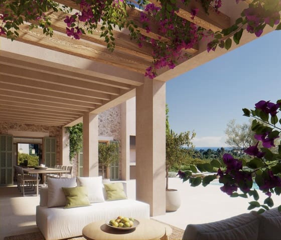 7 chambre Finca/Maison de Campagne à vendre à Son Servera avec piscine garage - 3 100 000 € (Ref: 9396884)