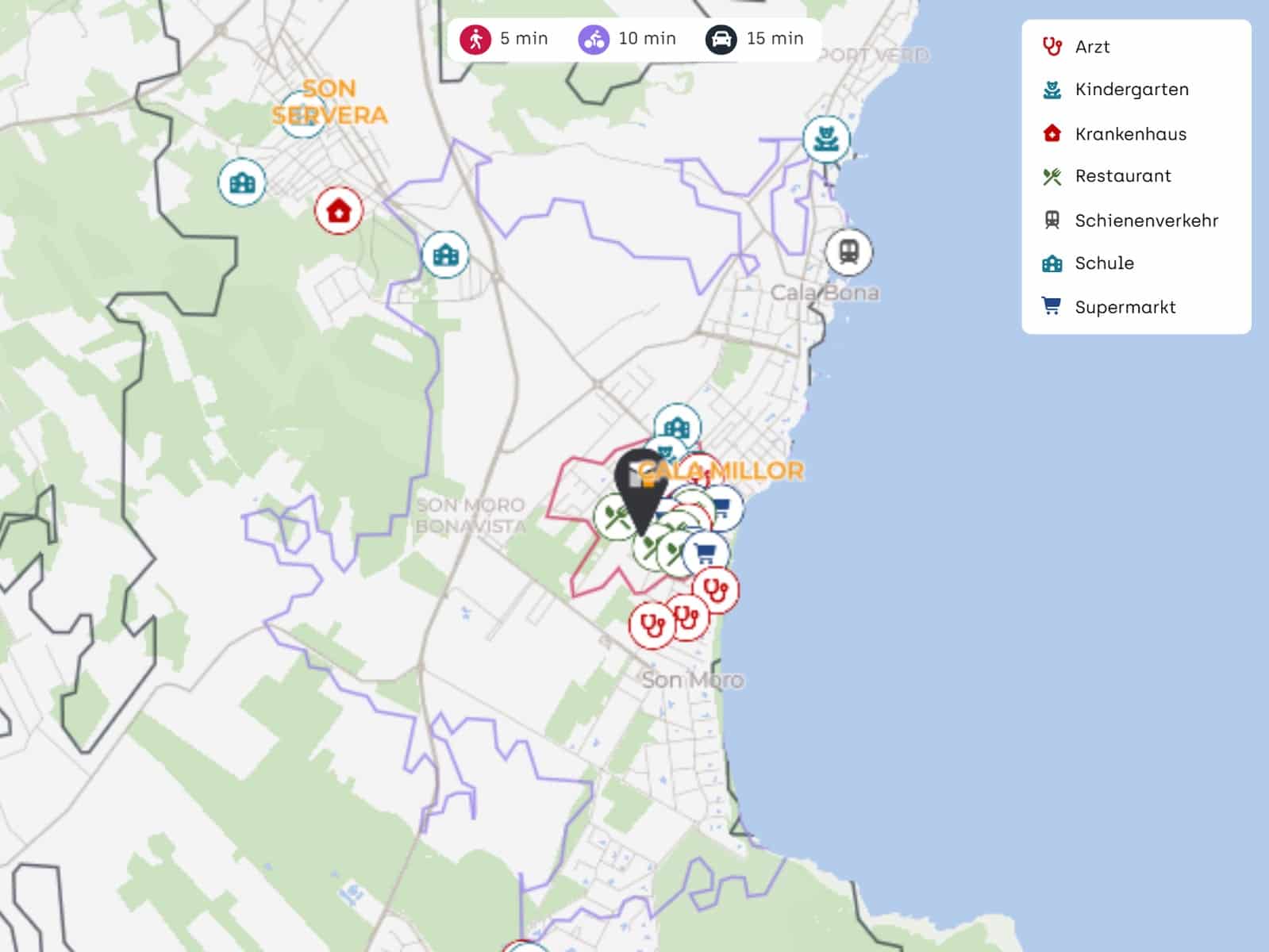 2 bedroom Apartment for rent in Cala Millor with pool - € 2,800 (Ref: 9442006)
