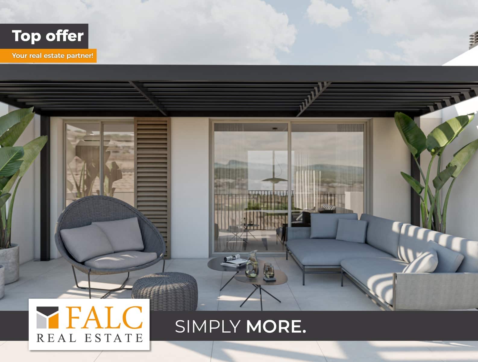 2 Zimmer Penthouse zu verkaufen in Es Molinar / El Molinar - 965.000 € (Ref: 9444982)