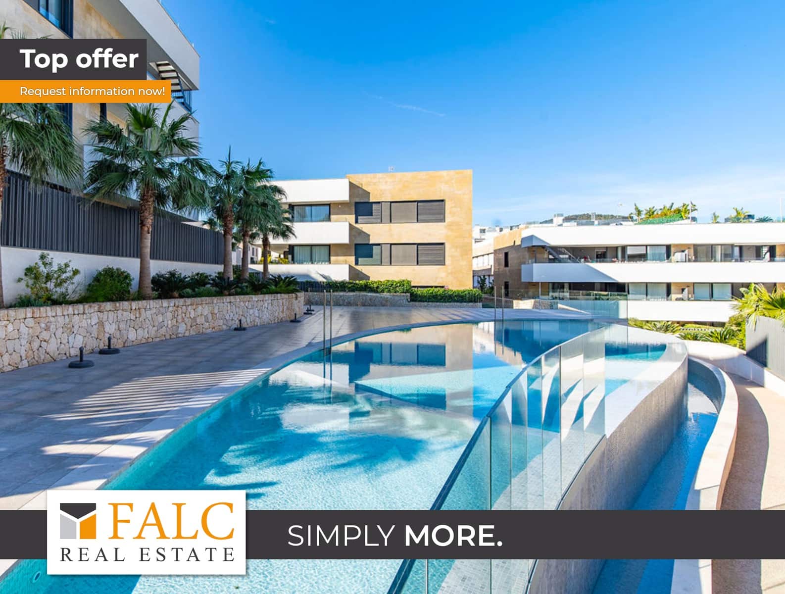 3 soverom Leilighet til salgs i Palma de Mallorca med svømmebasseng garasje - € 990 000 (Ref: 9445525)