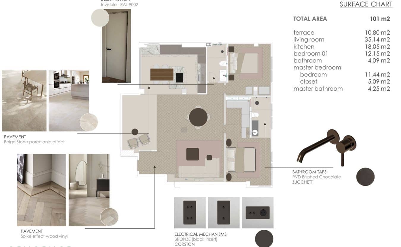 2 soverom Penthouse til salgs i Palma de Mallorca med garasje - € 1 270 000 (Ref: 9450522)