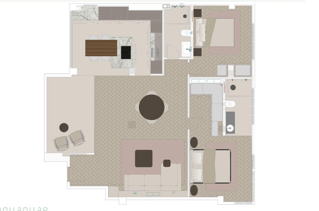 2 soverom Penthouse til salgs i Palma de Mallorca med garasje - € 1 270 000 (Ref: 9450522)