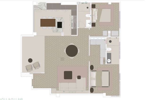 2 soverom Penthouse til salgs i Foners, Palma de Mallorca med garasje - € 1 270 000 (Ref: 9450522)