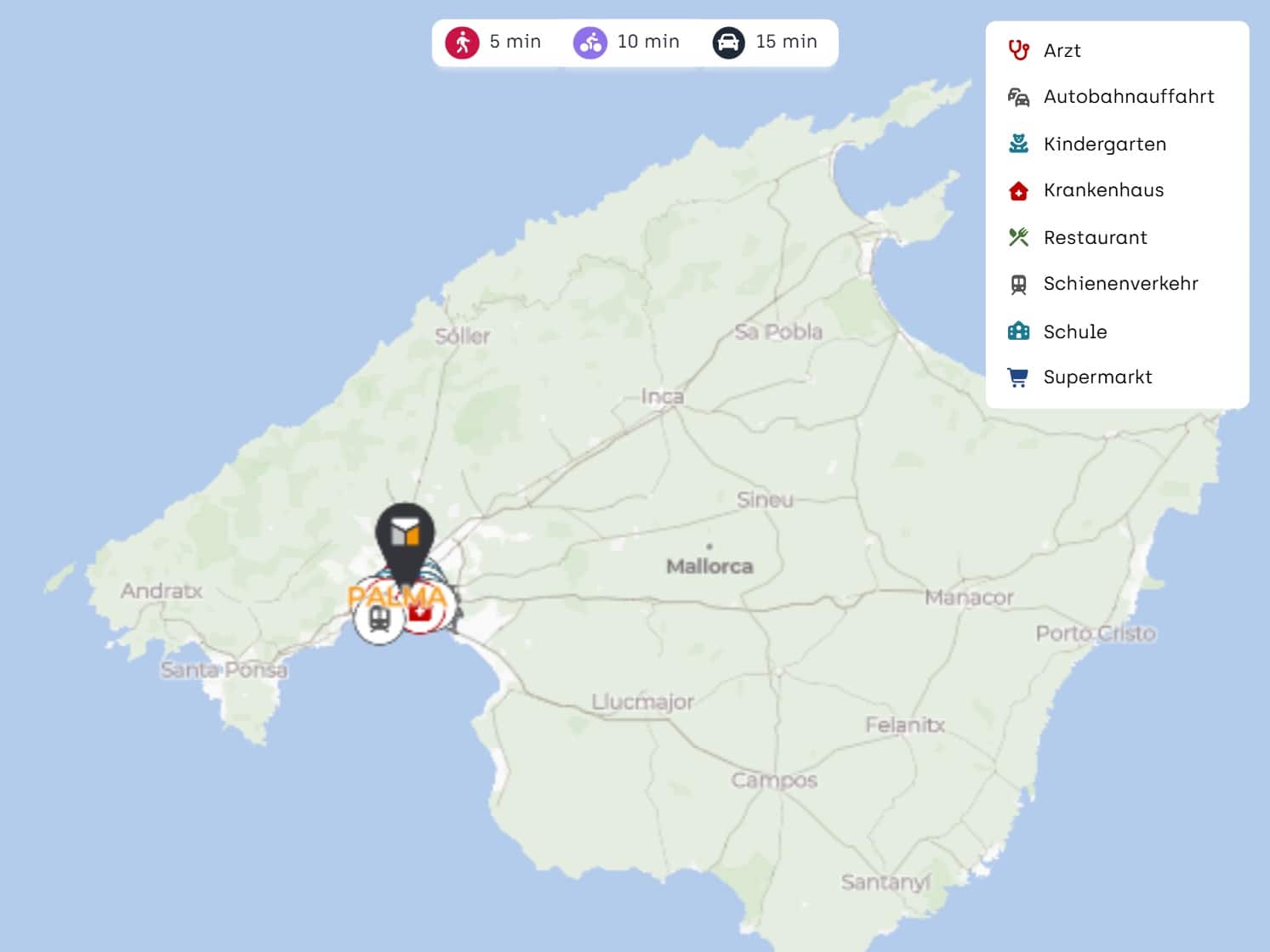 2 soverom Penthouse til salgs i Palma de Mallorca med garasje - € 1 270 000 (Ref: 9450522)