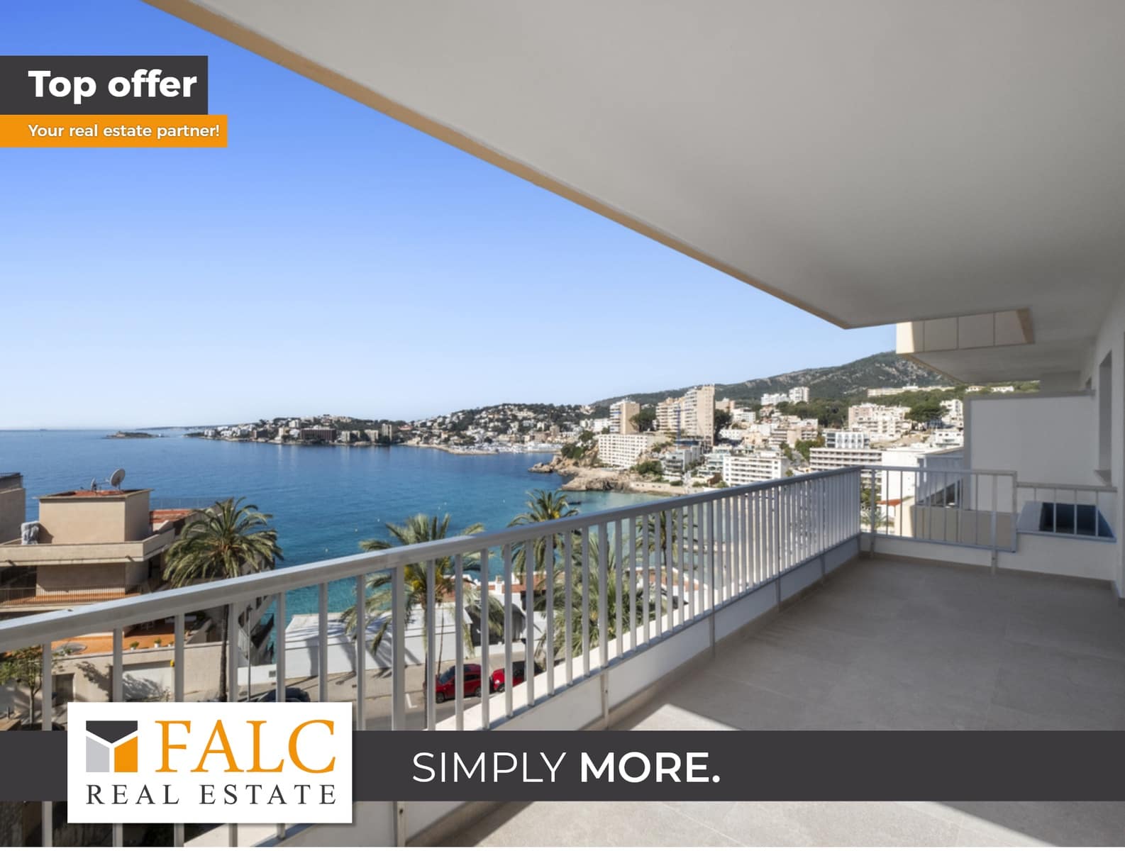 3 slaapkamer Appartement te koop in Cala Mayor met garage - € 1.690.000 (Ref: 9450523)