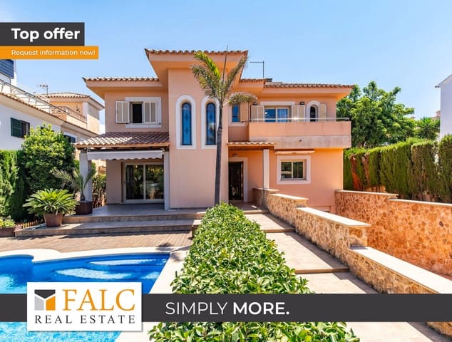 5 bedroom Semi-detached Villa for sale in Puig de Ros, Llucmajor with pool garage - € 1,385,000 (Ref: 9453634)