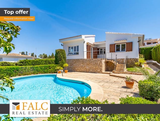 3 bedroom Villa for sale in Badia Blava, Llucmajor with pool garage - € 1,190,000 (Ref: 9471575)