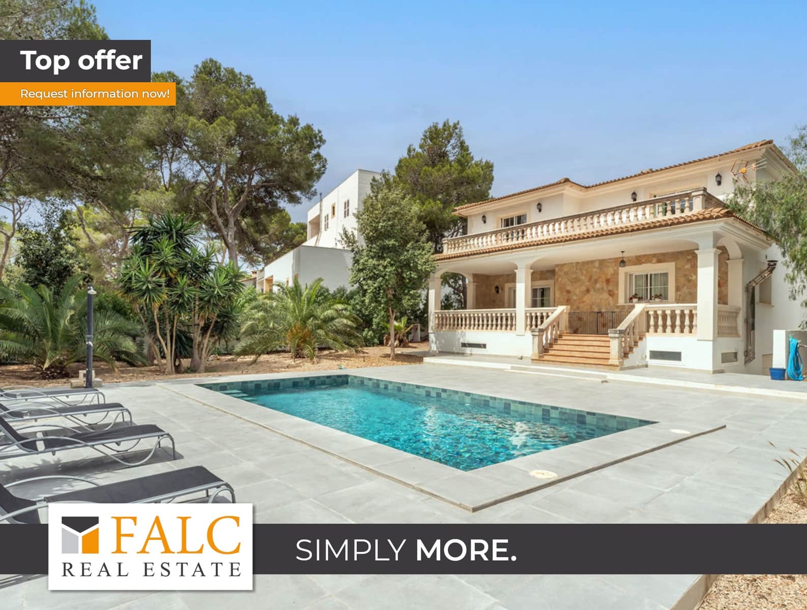 5 chambre Villa/Maison à vendre à Santa Ponsa avec piscine garage - 2 520 000 € (Ref: 9473414)