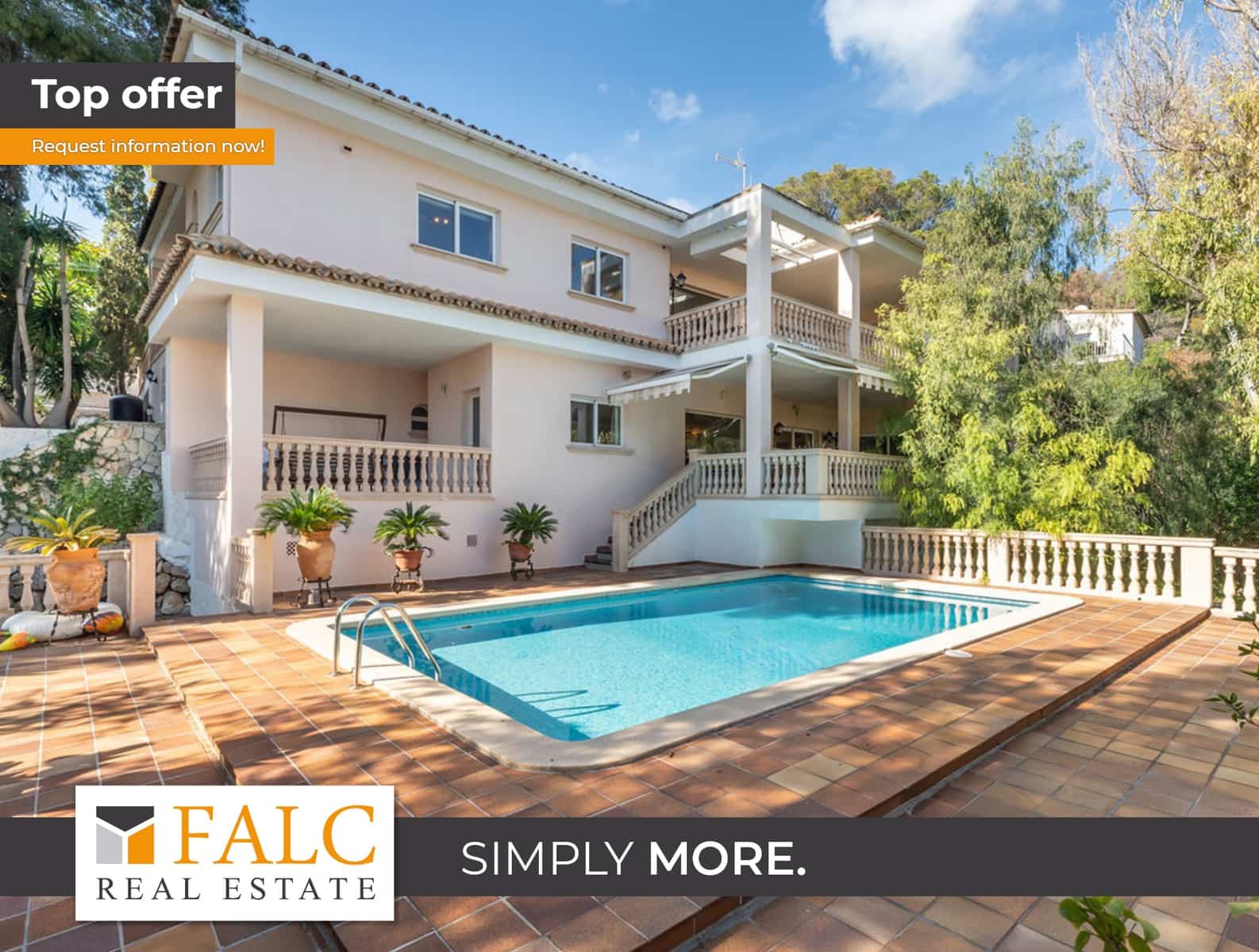 Chalet de 4 habitaciones en Costa d'en Blanes en venta con piscina garaje - 2.470.000 € (Ref: 9474381)