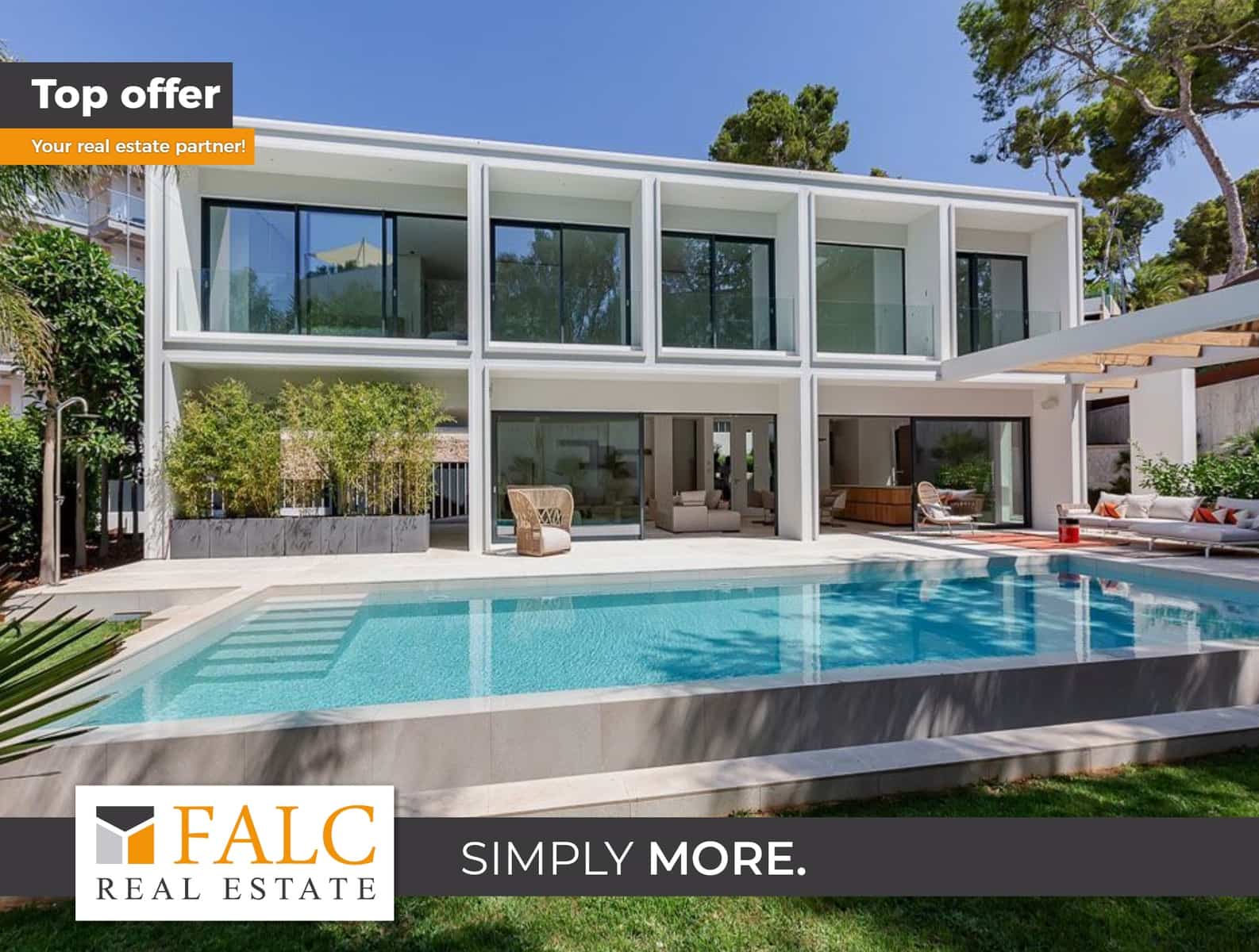 4 soveværelse Villa til salg i Bendinat med swimmingpool garage - € 3.995.000 (Ref: 9475568)