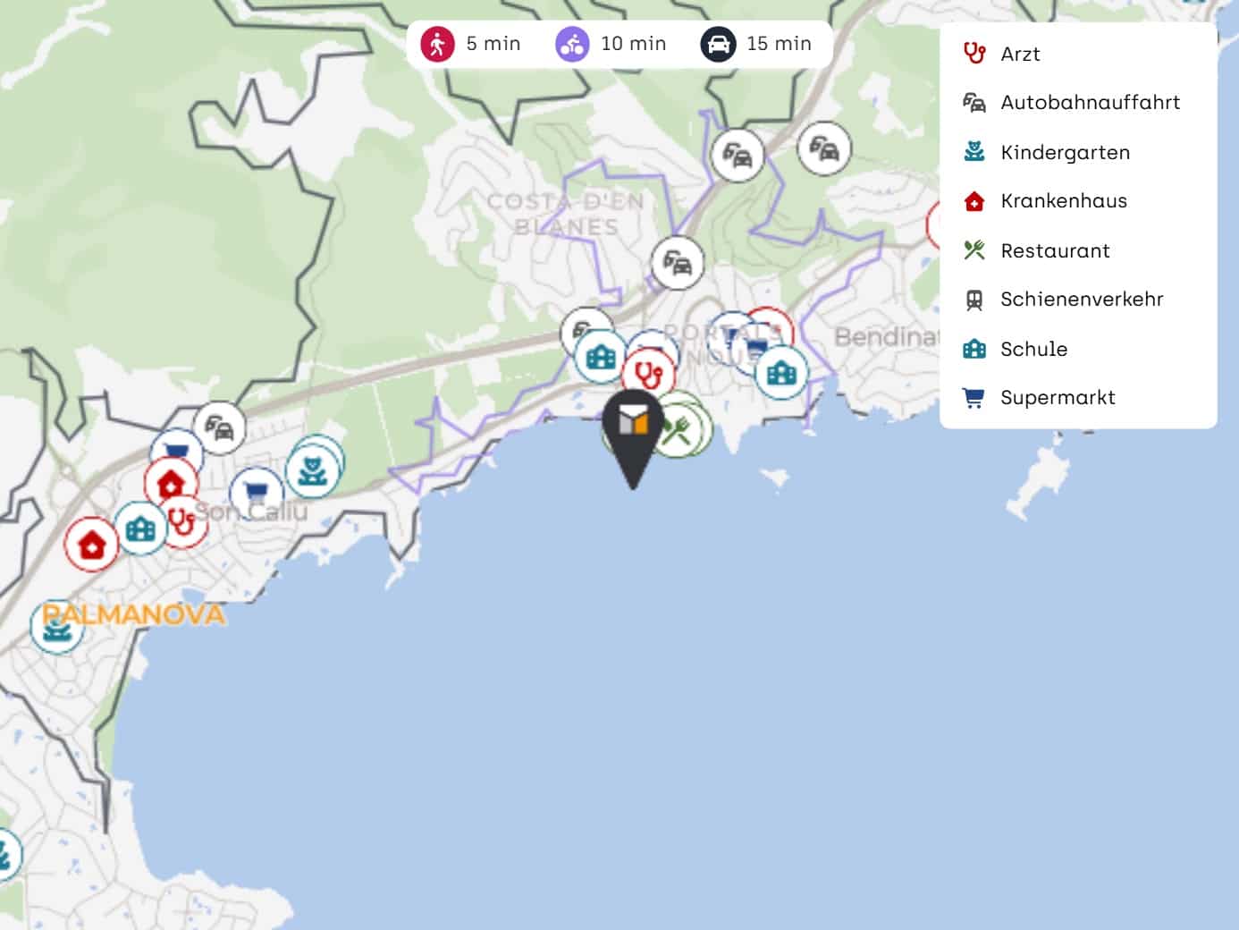 5 chambre Villa/Maison à vendre à Cala Vinyes / Cala Vinyas / Cala Vinas avec piscine garage - 5 500 000 € (Ref: 9476190)