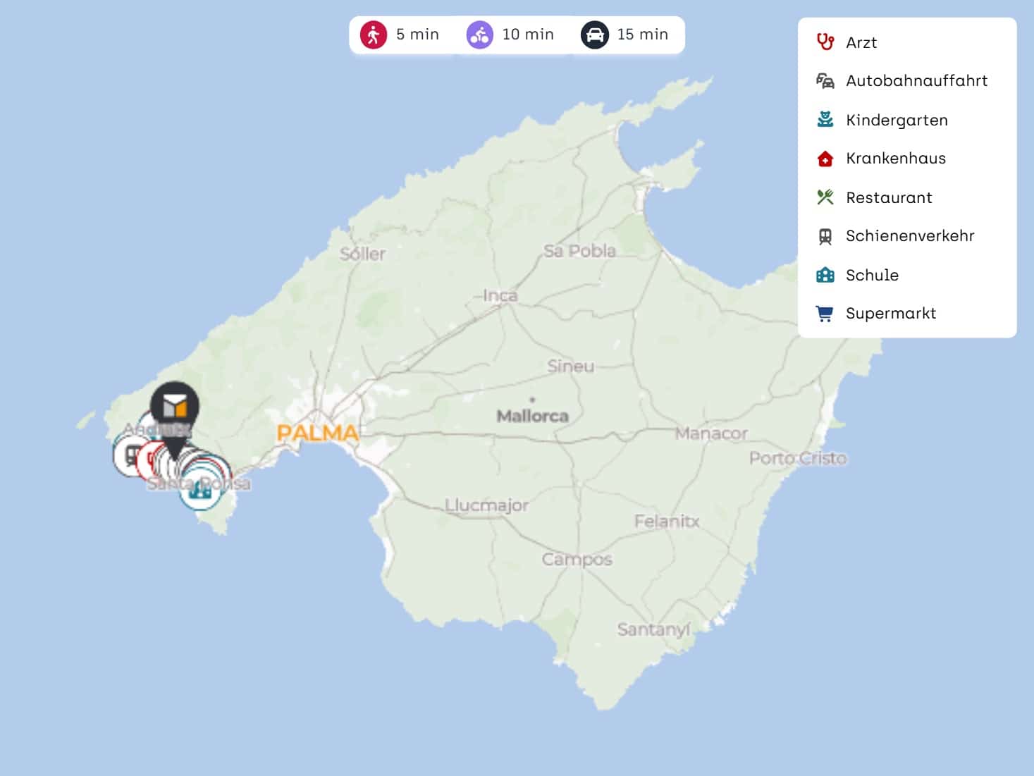 2 soveværelse Lejlighed til salg i Peguera / Paguera med swimmingpool garage - € 895.000 (Ref: 9478876)