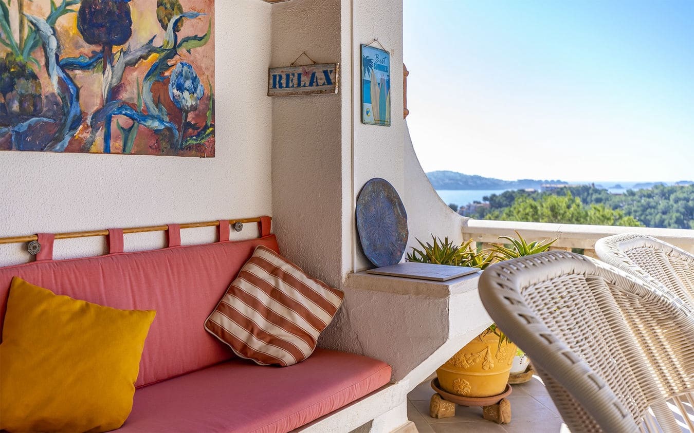 2 soveværelse Lejlighed til salg i Peguera / Paguera med swimmingpool garage - € 895.000 (Ref: 9478876)