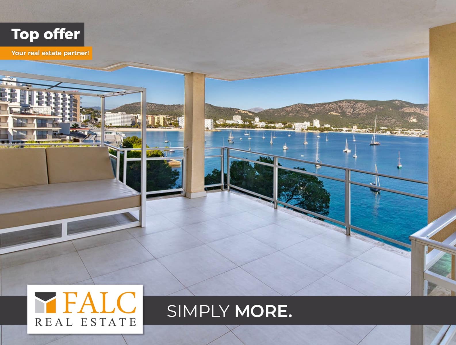 5 bedroom Apartment for sale in Magalluf with garage - € 1,630,000 (Ref: 9478901)