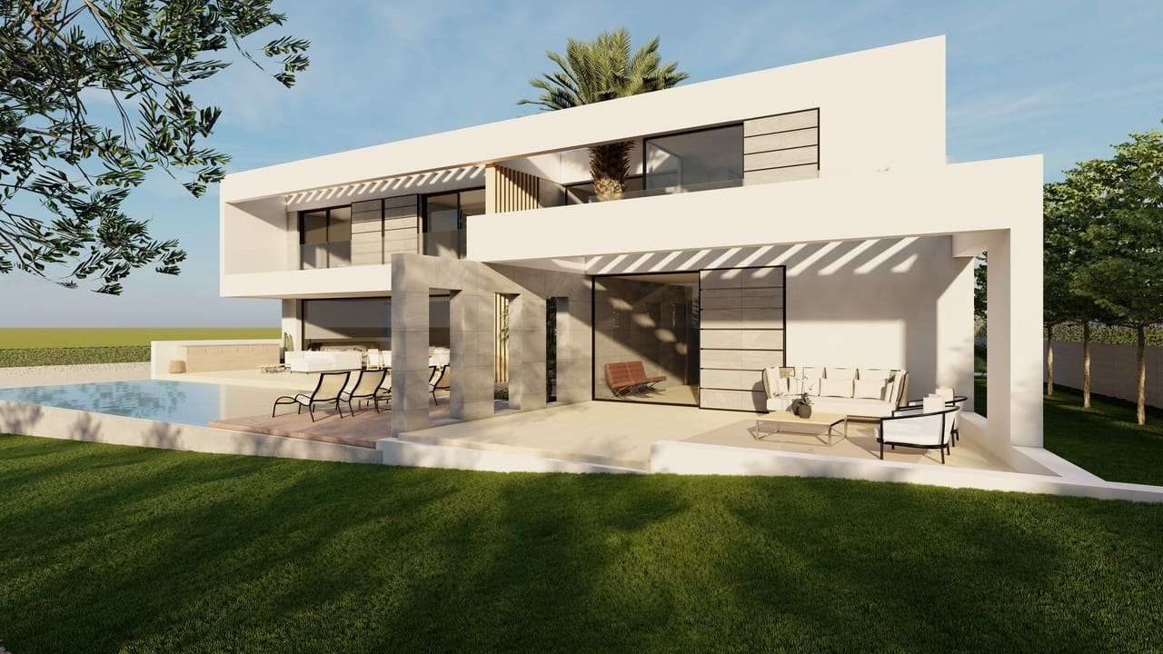 4 sypialnia Willa na sprzedaż w Marratxi z basenem garażem - 3 800 000 € (Ref: 9488494)