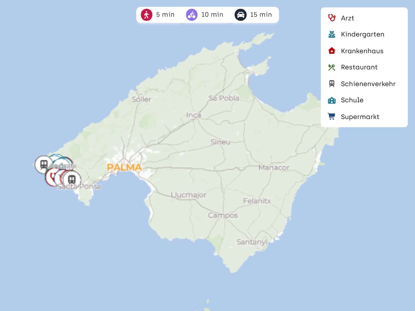 2 makuuhuone Huoneisto myytävänä paikassa Puerto de Andratx mukana uima-altaan 
autotalli - 990 000 € (Ref: 9488520)
