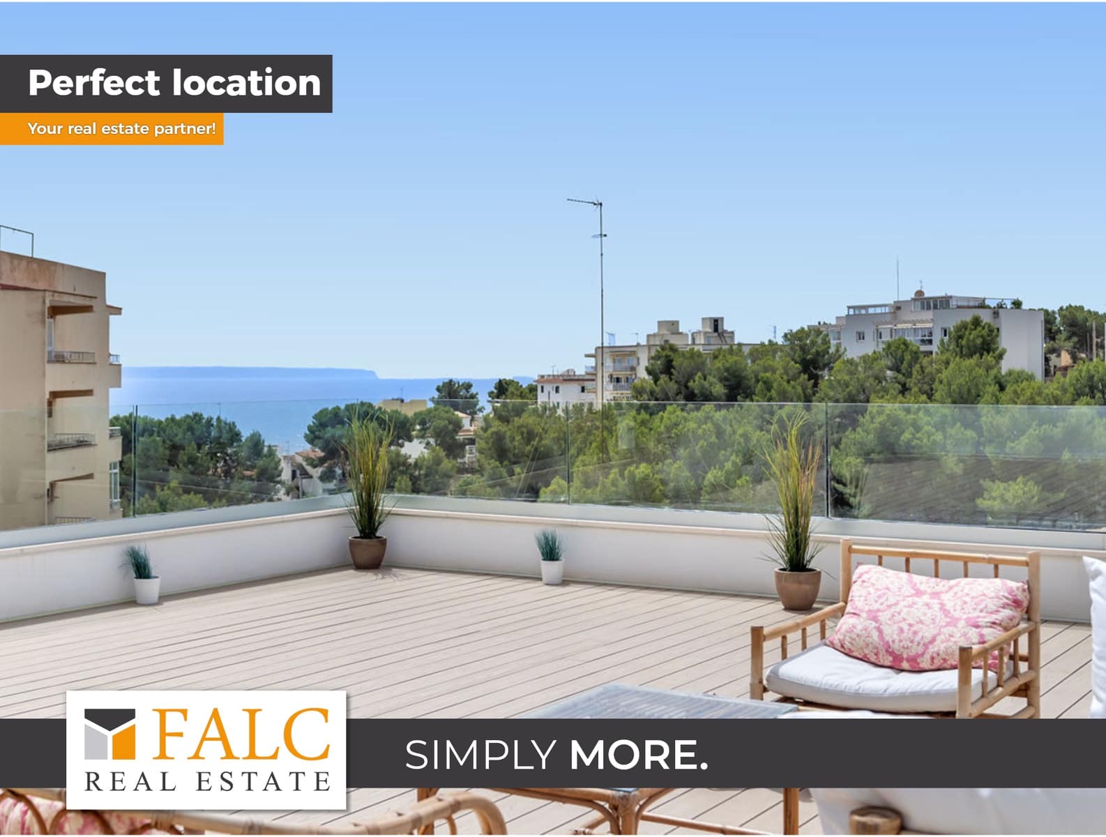 2 Zimmer Penthouse zu verkaufen in San Agustin / Sant Agusti - 825.000 € (Ref: 9496469)