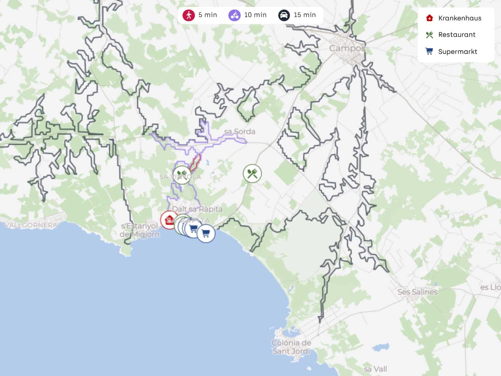 3 makuuhuone Huvila myytävänä paikassa Sa Rapita / La Rapita mukana uima-altaan - 745 000 € (Ref: 9510120)