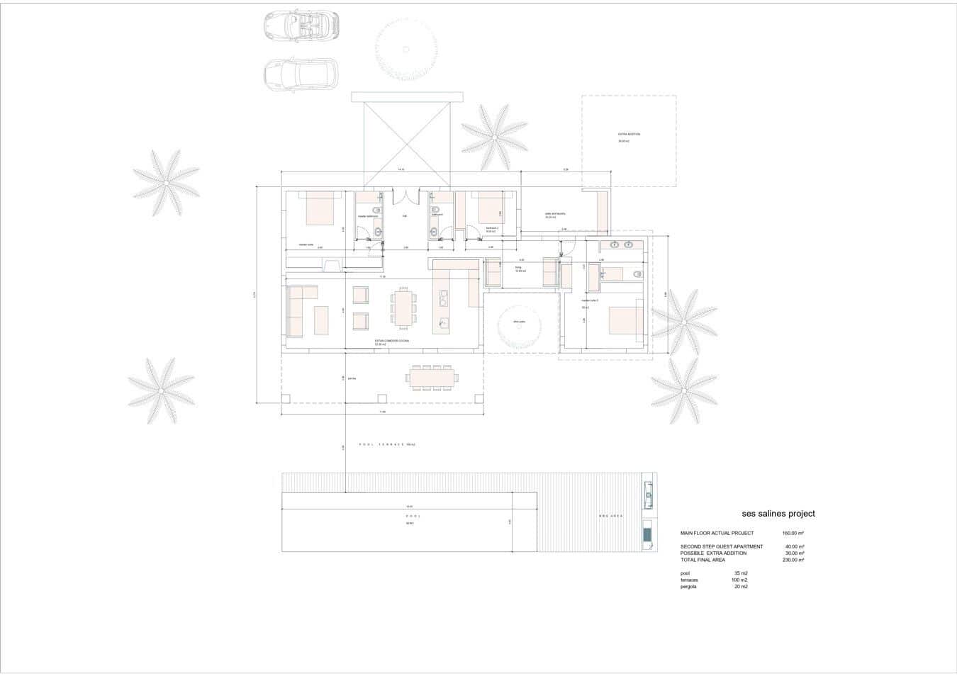 4 soveværelse Finca/Landehus til salg i Ses Salines med swimmingpool garage - € 2.750.000 (Ref: 9510123)