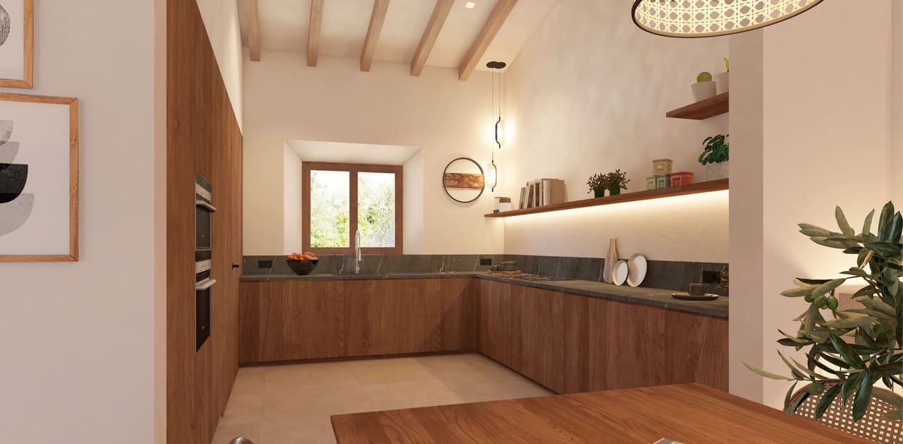 3 sypialnia Finka/Dom wiejski na sprzedaż w Santanyi z basenem garażem - 2 650 000 € (Ref: 9516481)