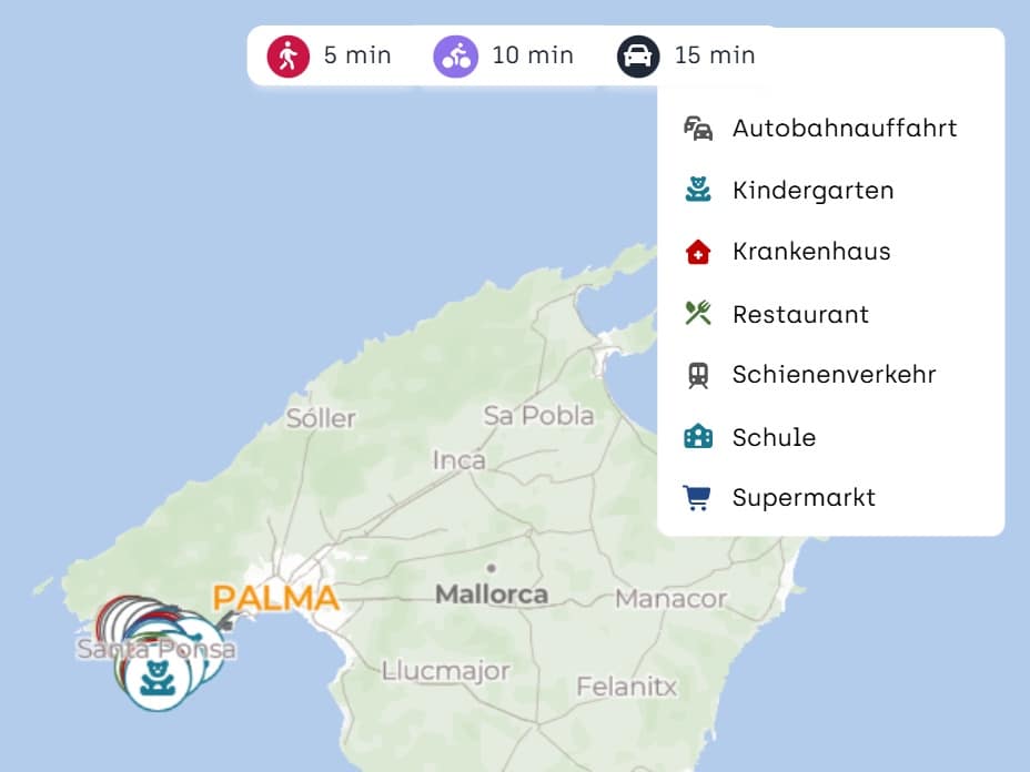 5 camera da letto Villa in vendita in Santa Ponsa con piscina garage - 12.400.000 € (Rif: 9519341)