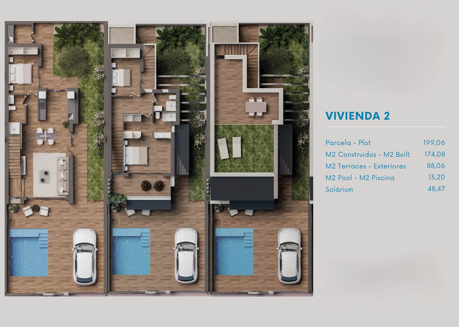 3 quarto Moradia para venda em San Pedro del Pinatar com piscina garagem - 479 900 € (Ref: 9519397)